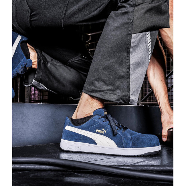 Buty robocze Iconic niskie granatowe S1PL HRO SR - Puma