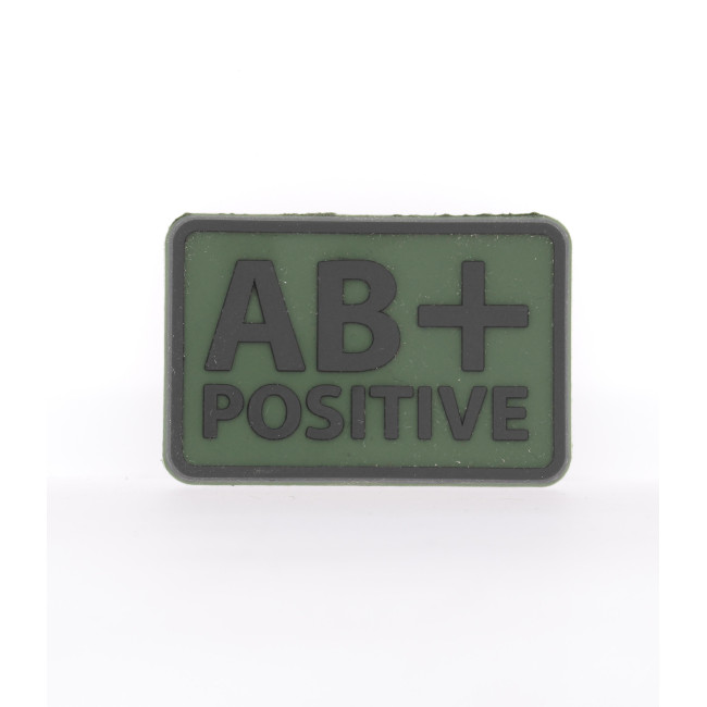 Lot de 2 patchs groupe sanguin AB+ Vert OD - Helikon