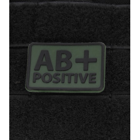 Blutgruppen-Patch AB+ Grün OD - Helikon