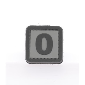 3D PVC patch letter O - 101 Inc