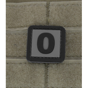 Patch 3D en PVC lettre O - 101 Inc