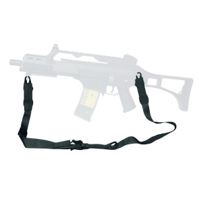Sangle de fusil non-rembourrée GS113 -Noir - Lindnerhof