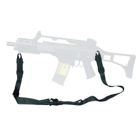 Ungepolsterter Gewehrgurt GS113 - Schwarz - Lindnerhof