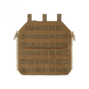 Panneau arrière avec zip pour gilet porte-plaques LT632 - Coyote - Lindnerhof