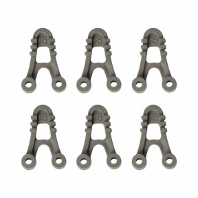 Set van 5 grip handgrepen Alpha LT1904 stonegrey - Lindnerhof