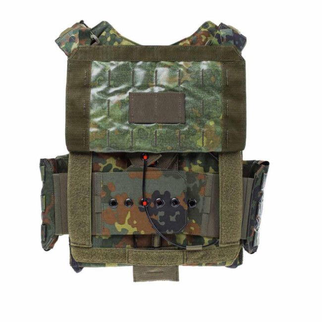 Gilet porte-plaques à dégagement rapide LT025/V-A1 - Flecktarn - Lindnerhof