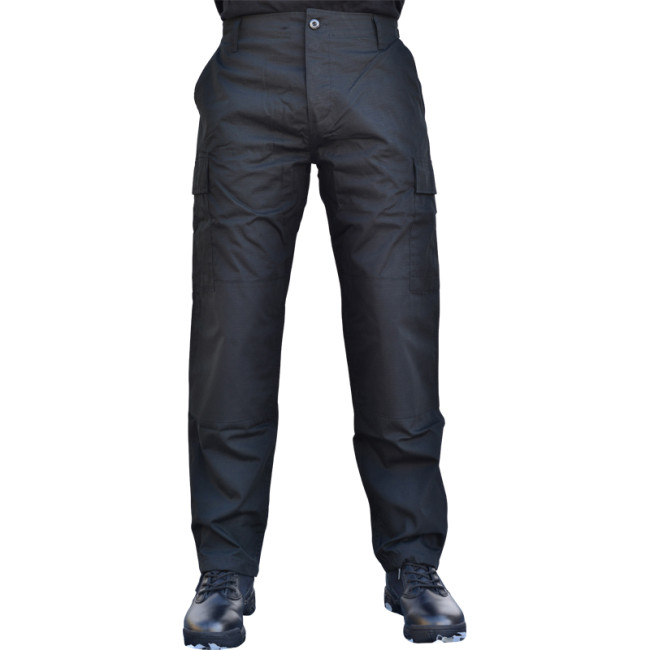 Spodnie BDU czarne Ripstop - Miltec