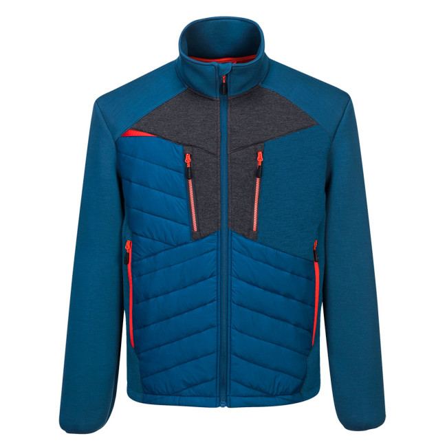 Veste baffle hybride DX4 Bleu Metro - Portwest