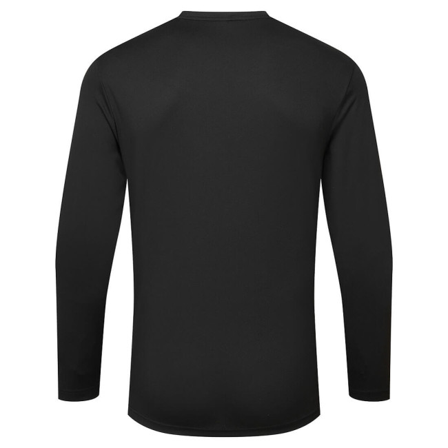 HiVis Langarm T-Shirt Schwarz - Portwest