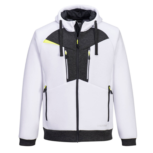 Hoodie met rits DX4 Wit - Portwest