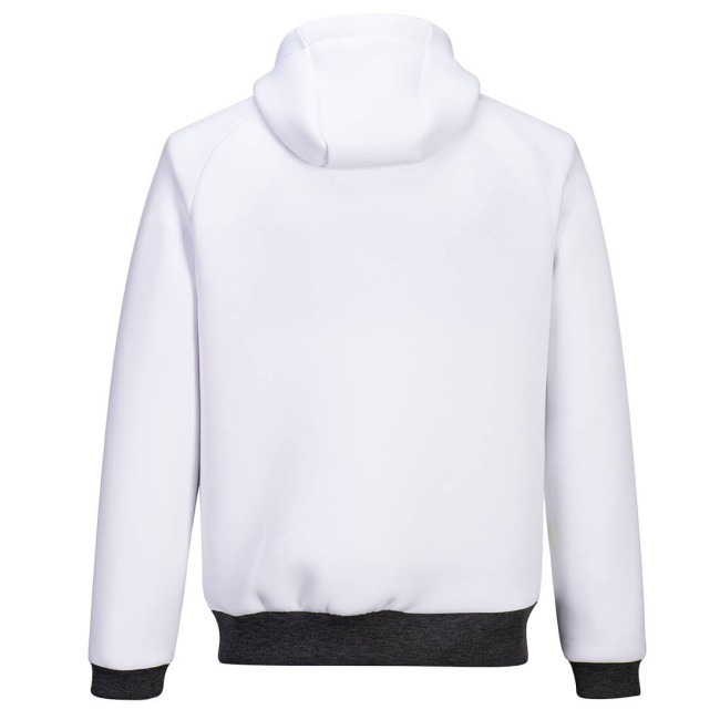 DX4 Kapuzenpullover mit Reißverschluss Weiß - Portwest