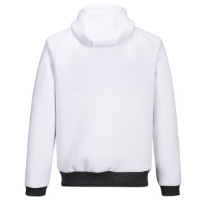 Sweat à capuche zippé DX4Blanc - Portwest