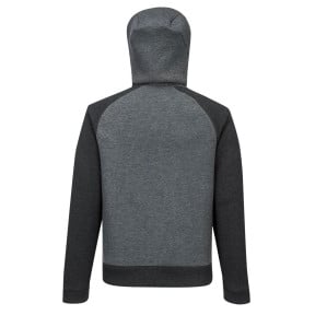 Sweat à capuche zippé DX4Gris Métal - Portwest