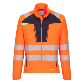 Sous Couche Zippee HV DX4 Orange/Noir - Portwest