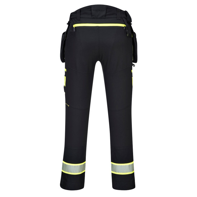 Pantalon DX4 poches flottantes démontables Noir - Portwest
