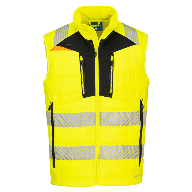 Kamizelka Softshell o wysokiej widoczności DX4 Żółta/Czarna - Portwest