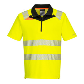 Polo DX4 Wysokiej Widoczności MC Żółte/Czarne - Portwest