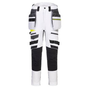 DX4 Pantalon à poche de holster détachable pour femmes Blanc - Portwest