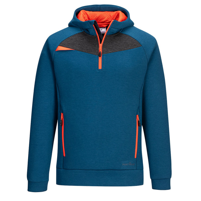 DX4 - Hoodie met rits Blauw Metro - Portwest