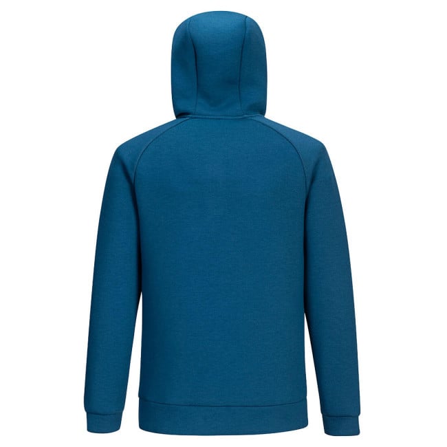 DX4 - Sweat à capuche avec fermeture éclair Bleu Metro - Portwest