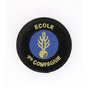 Écusson brodé Gendarmerie 1re Compagnie d'instruction des Eleves Gendarmes