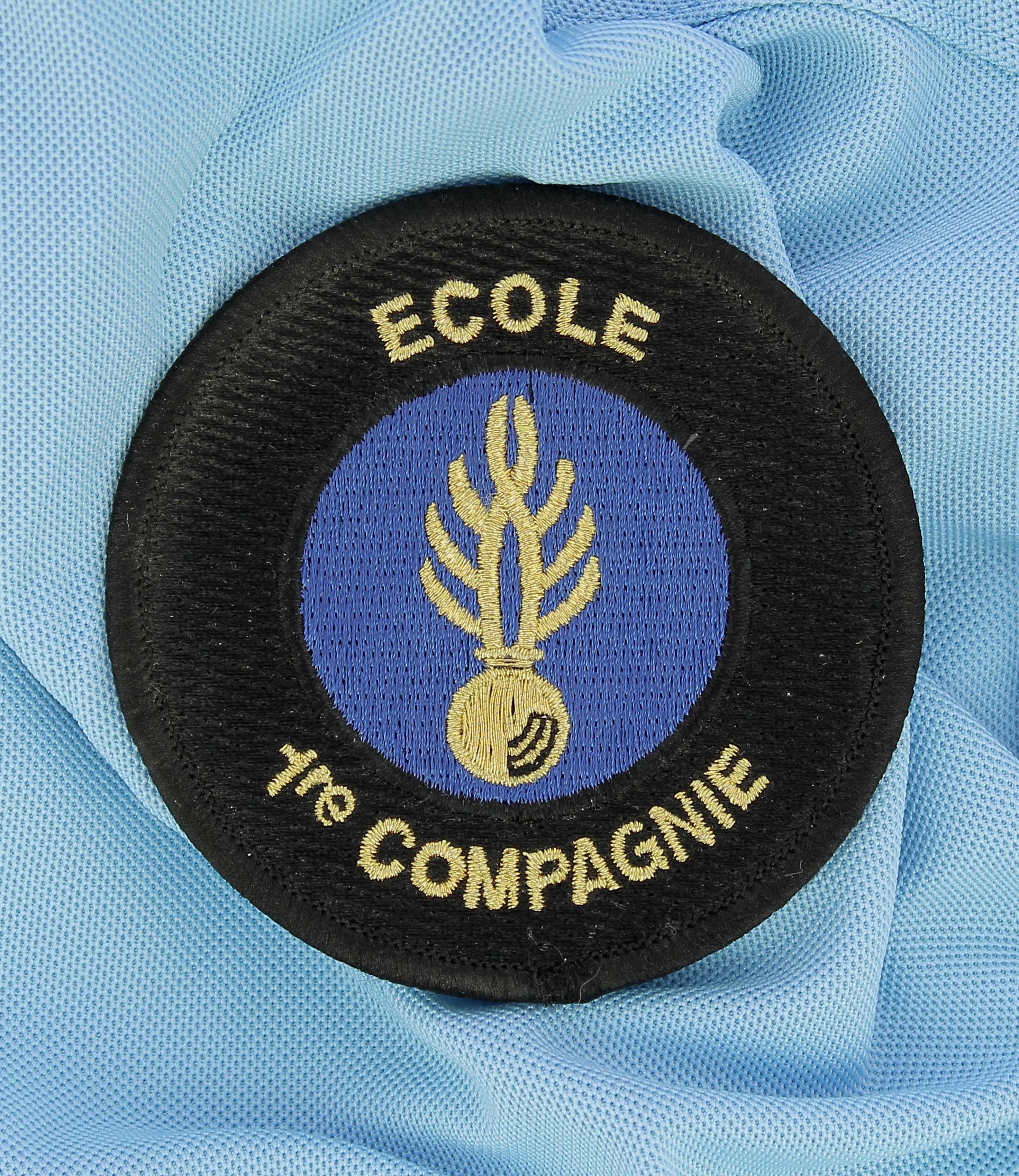 Ecusson Losange Sous Officier TDM Tissu brodé avec scratch