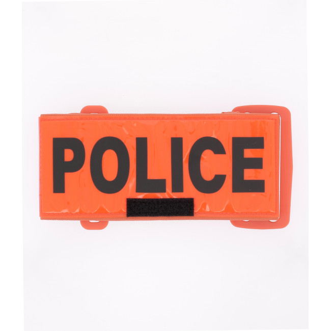 Brassard fluo orange Police - Patrol