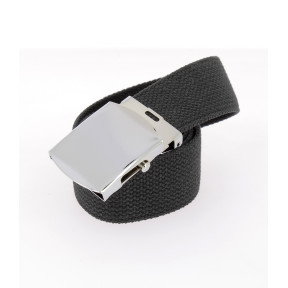 Canvas riem zwart 38mm - Miltec