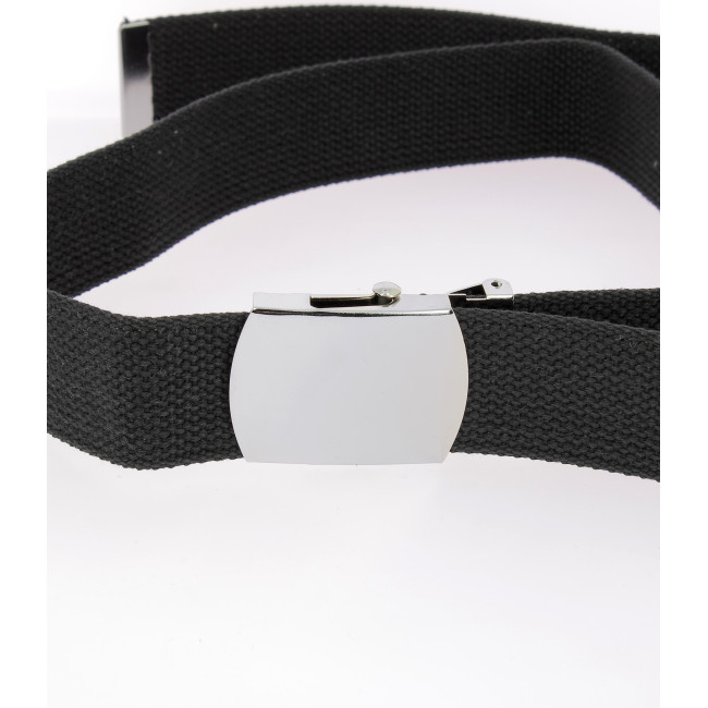 Canvas riem zwart 38mm - Miltec