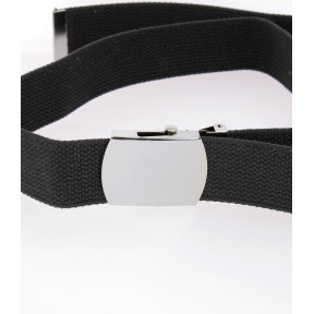 Schwarzer Textilgürtel 38mm - Miltec
