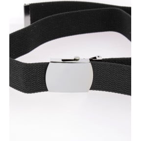 Ceinture toile noire 38mm - Miltec