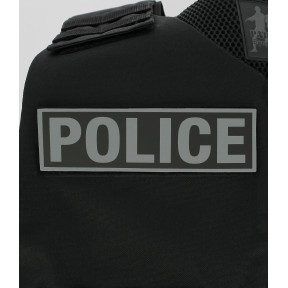 Odwrócona opaska Policja 15,5 x 4,5 cm - Patrol Equipement