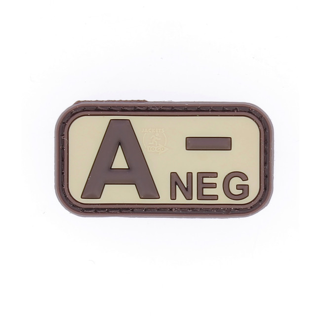 Blutgruppen-Patch A- Coyote - JTG