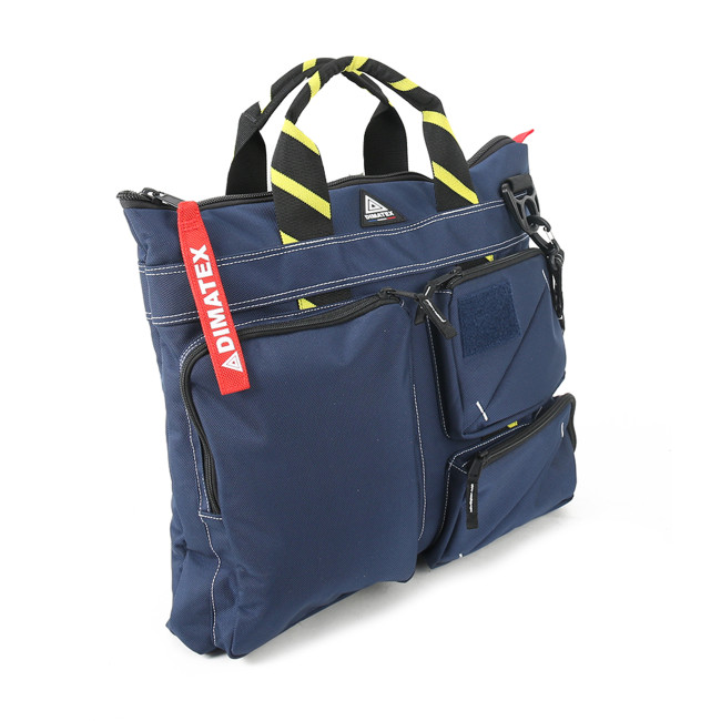 Tas voor FURTIF helm nieuwe generatie Blauw/Geel - Dimatex