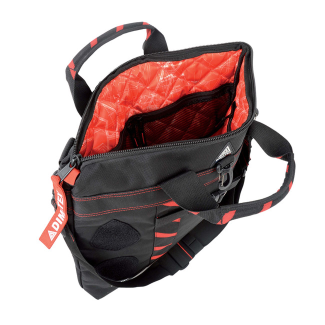 Tasche für FURTIF Helm der neuen Generation Schwarz/Rot - Dimatex