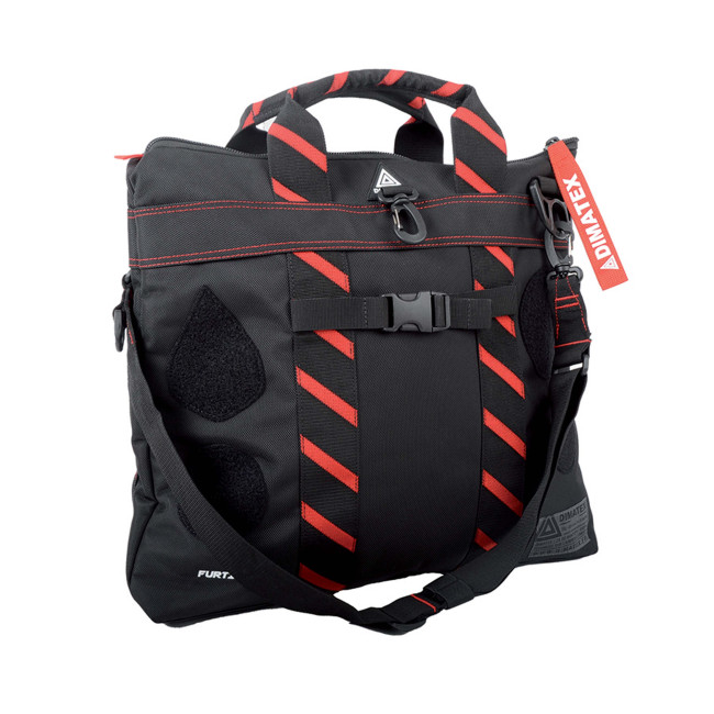 Tasche für FURTIF Helm der neuen Generation Schwarz/Rot - Dimatex