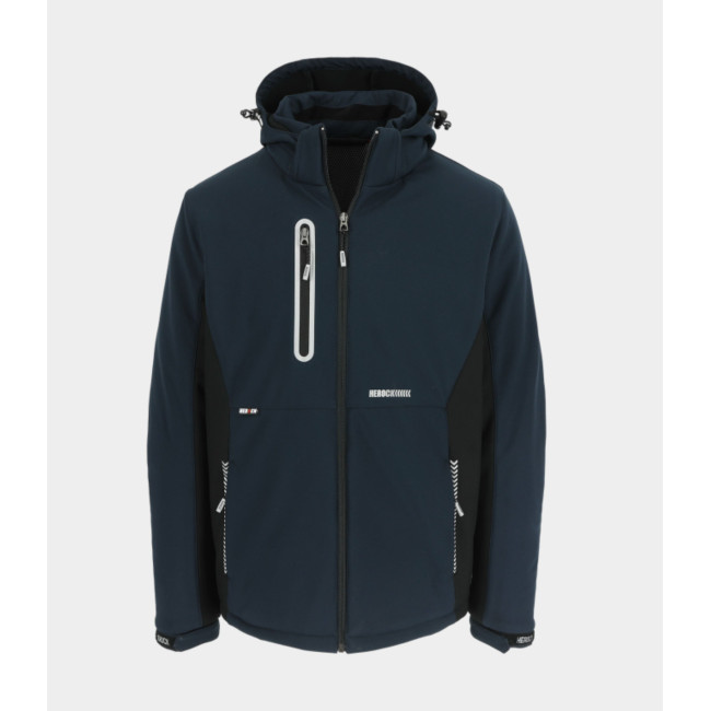 Kurtka softshell Taris granatowa/czarna - Herock