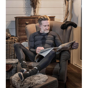 Nikos Thermal T-shirt lange mouwen Zwart - Herock