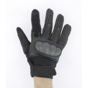 Gants Tactical GEN.II cuir noir - Miltec