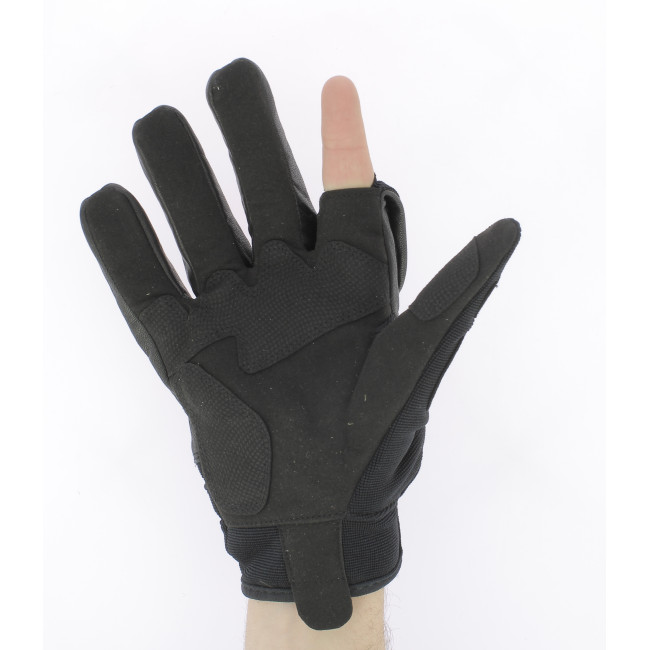 Handschoenen Tactical GEN.II leer Zwart - Miltec