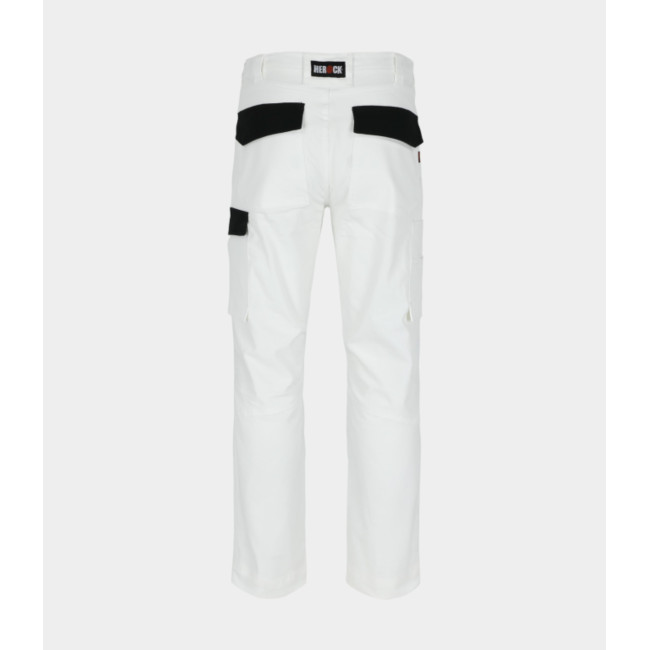 Pantalon de travail Dero blanc/noir - Herock