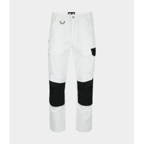 Pantalon de travail Dero blanc/noir - Herock