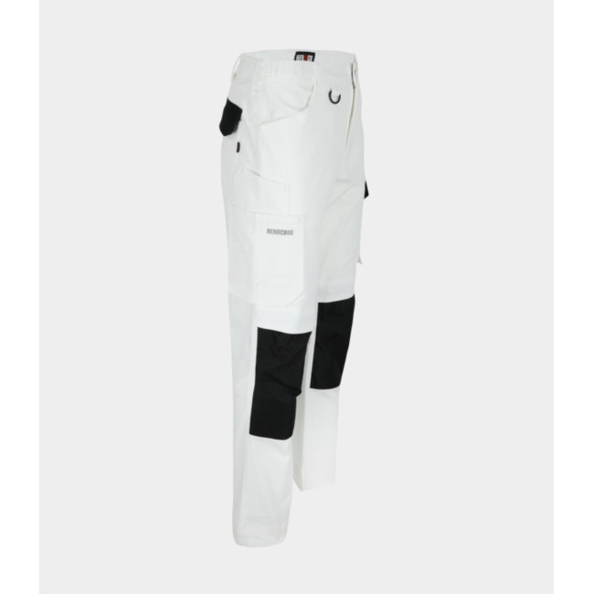 Spodnie robocze Dero białe/czarne - Herock