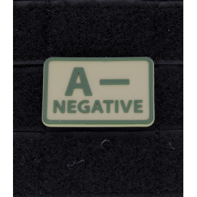 Set van 2 patches bloedgroep A- Coyote - Helikon