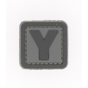 Patch 3D en PVC lettre Y - 101 Inc