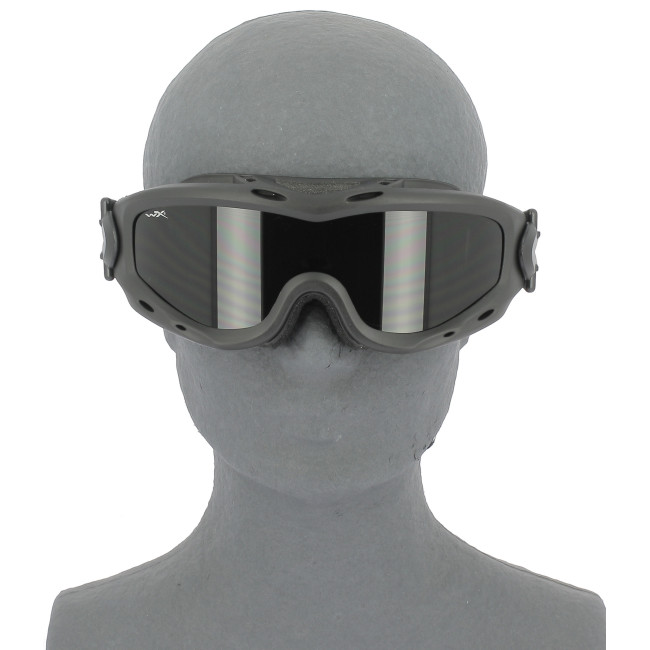 Ballistisch beschermingsmasker Spear zwart glazen getint/helder/oranje - Wiley X