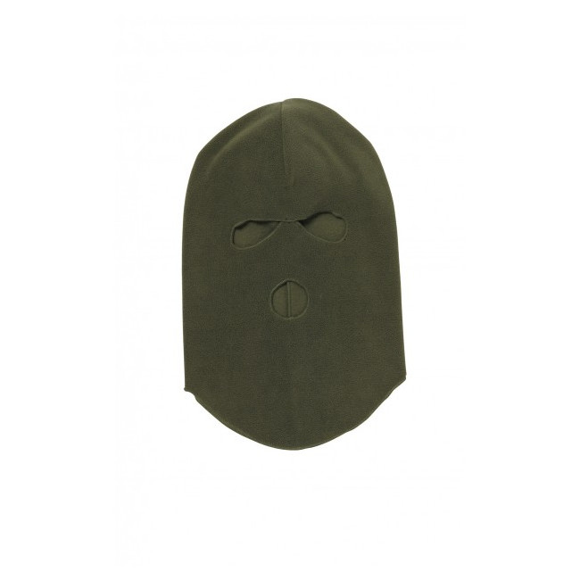 Sturmhaube aus Fleece mit 3 Löchern Khaki - CityGuard