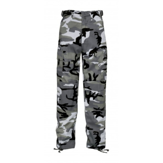BDU Hose Kinder Urban Grau Camo - Idaho