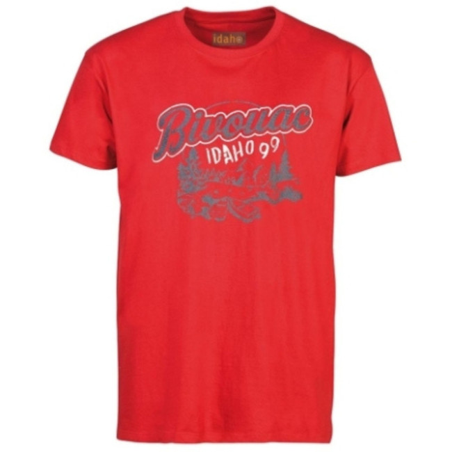 T-shirt Bivouac Rood - Idaho