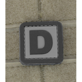 Patch 3D en PVC lettre D - 101 Inc